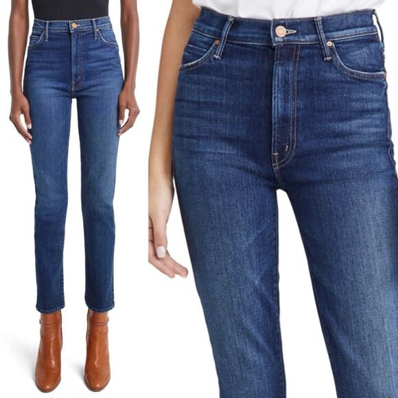 Mother Denim Swooner Rascal Slim Jeans Classic Wash Until Next Time Size 28 - Picture 2 of 10